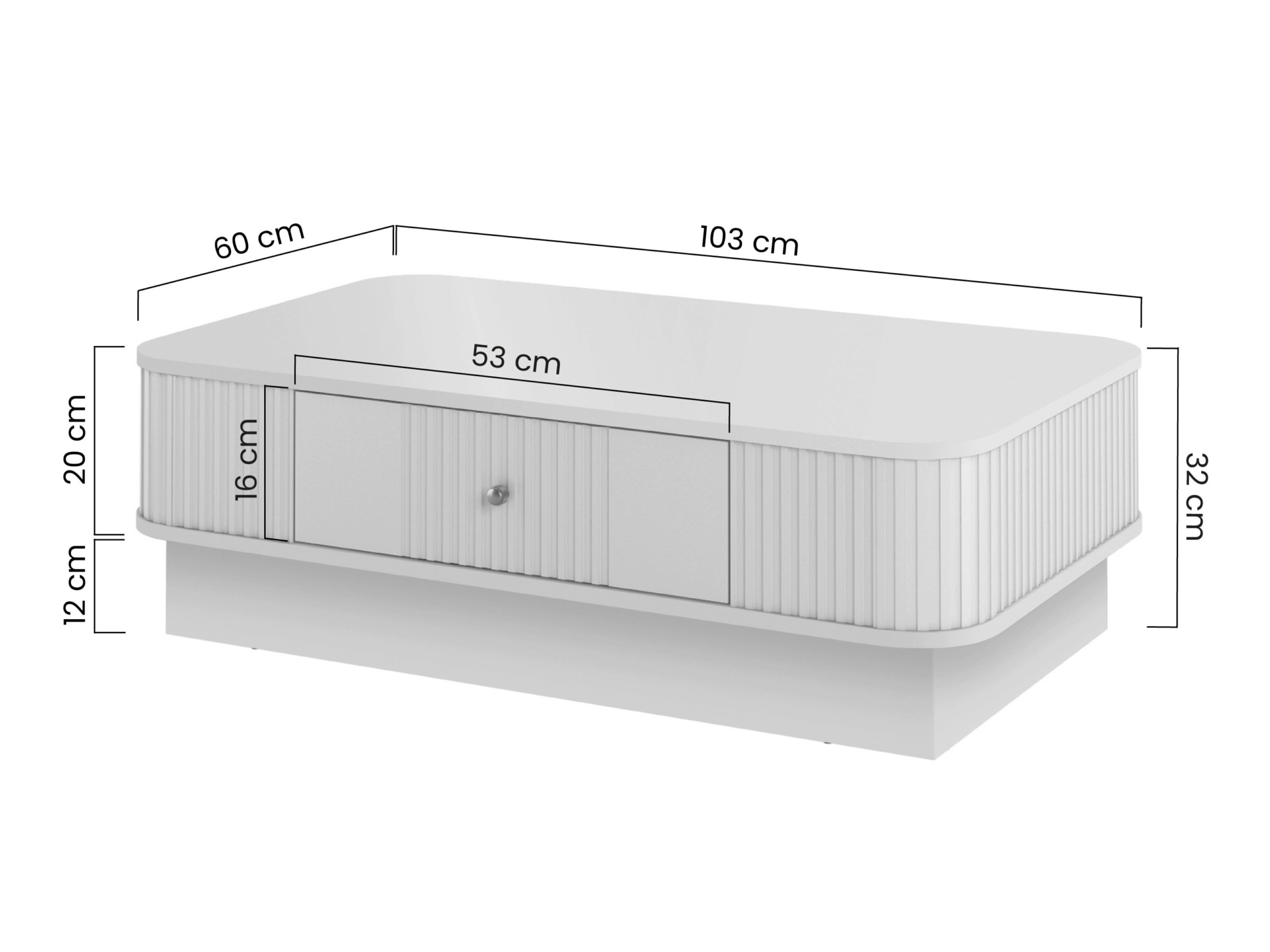 Žurnalinis staliukas Levfene 103 (Kašmyras + Graikinis riešutas)