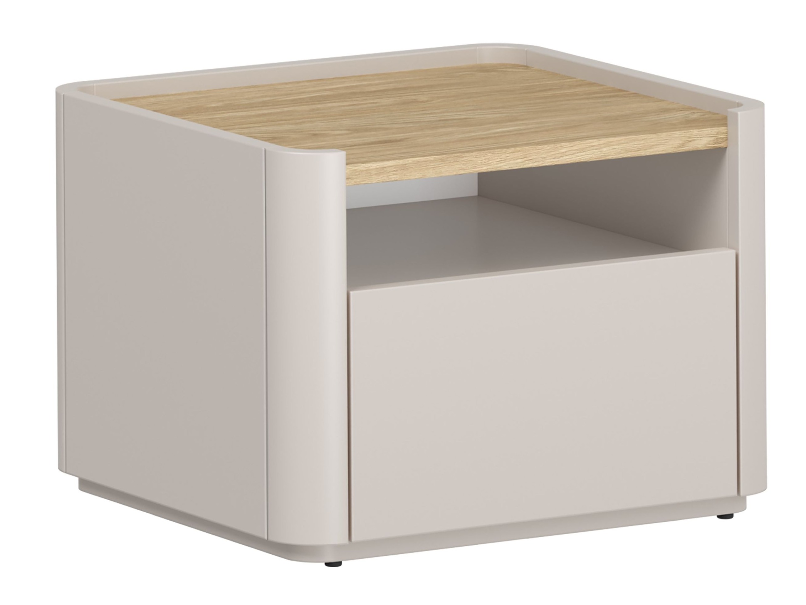 Naktinis staliukas Elbmira 100 (Kašmyras + Ąžuolas)