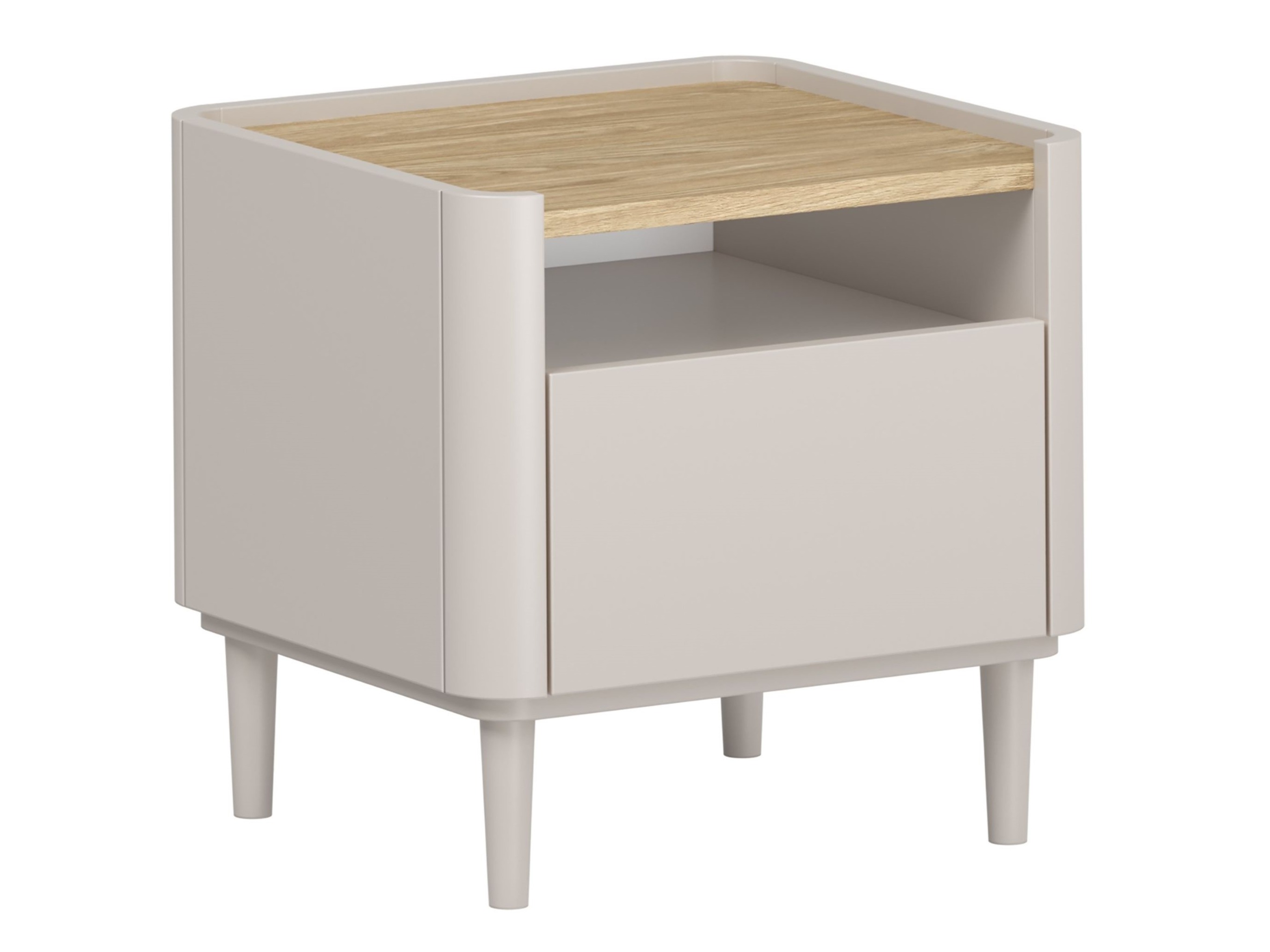 Naktinis staliukas Elbmira 100 (Kašmyras + Ąžuolas)