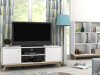 TV staliukas Elbtena 107 (Balta + Ąžuolas)