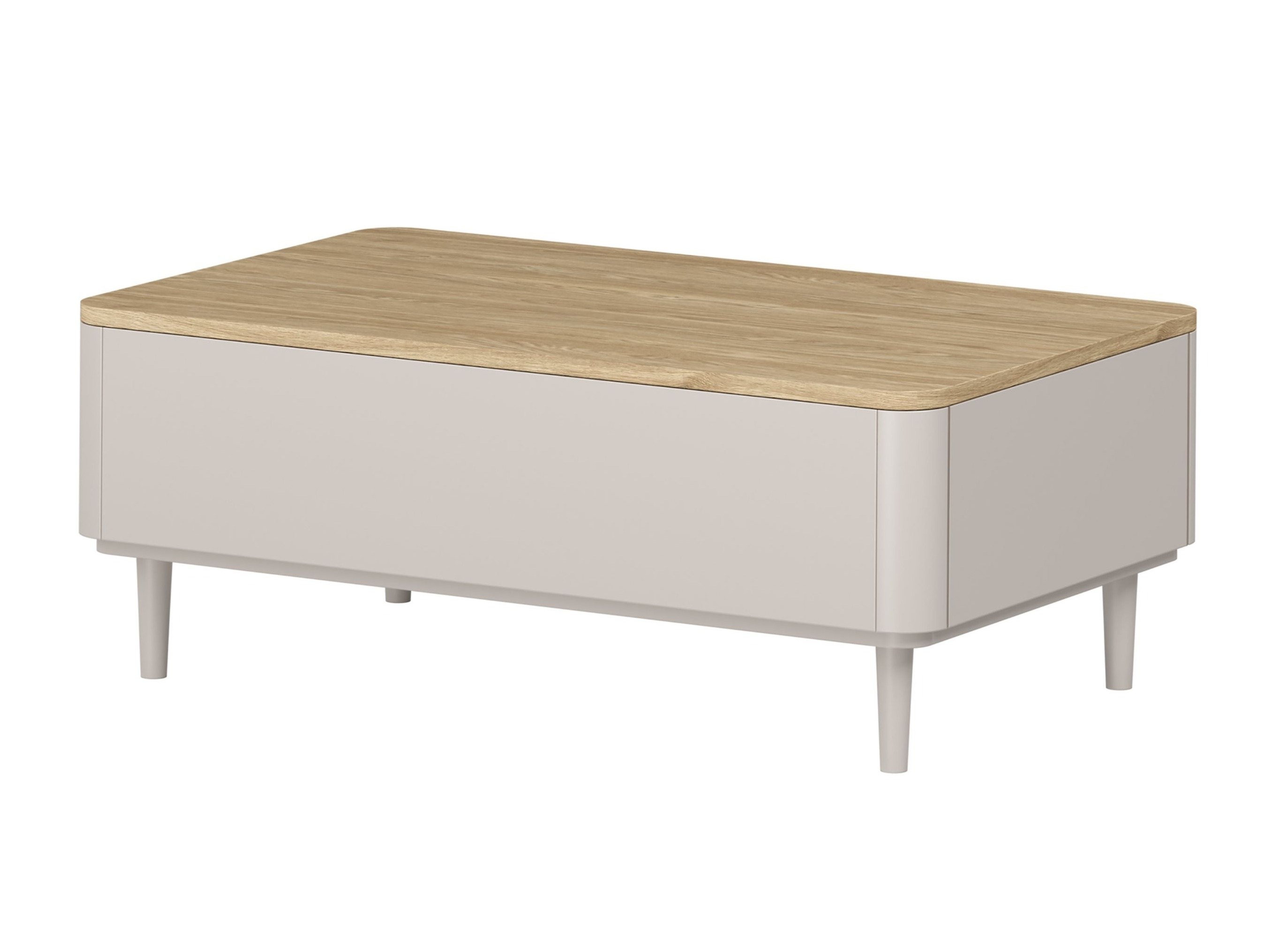 Žurnalinis staliukas Elbmira 103 (Kašmyras + Ąžuolas)