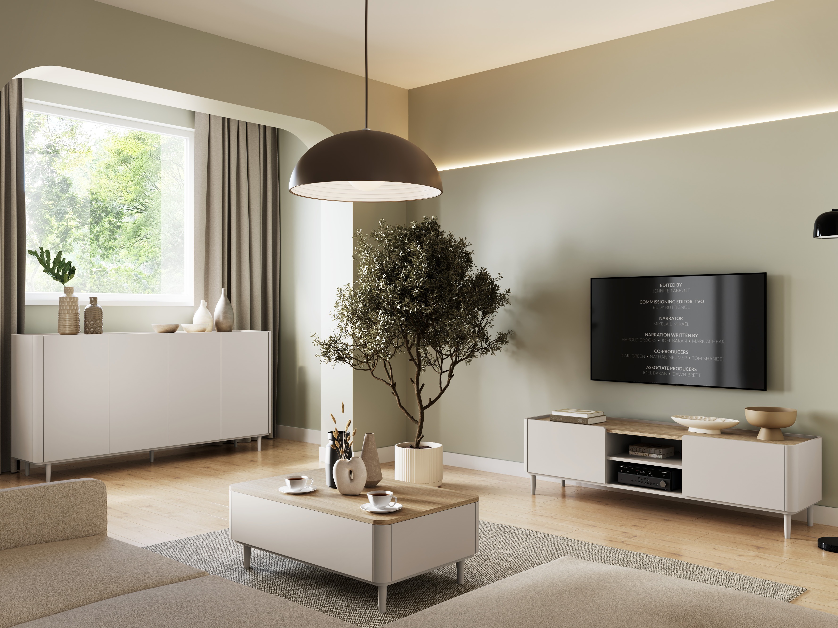 Svetainės komplektas Elbmira 108 (Kašmyras + Ąžuolas)