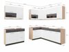 Modulinis virtuvės komplektas Mode White 131