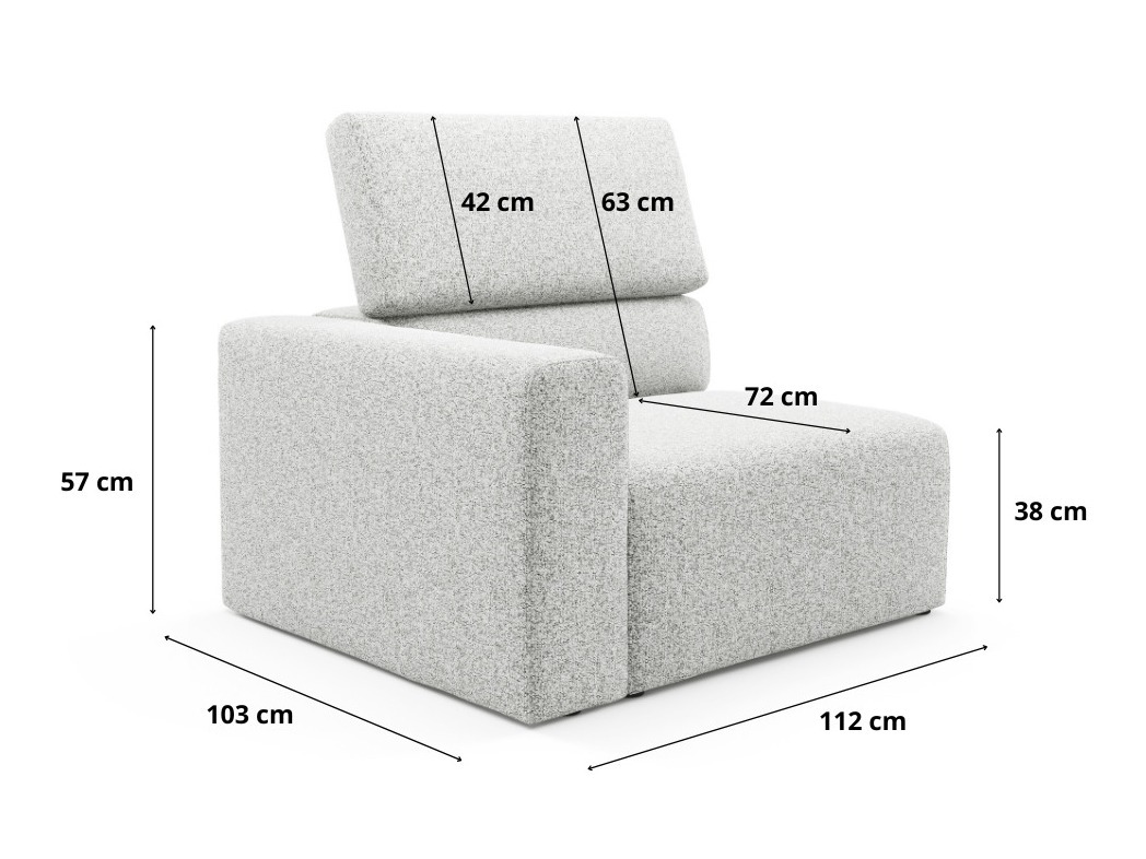 Modulinė sėdimoji dalis Virorle 102 (Puente 92)