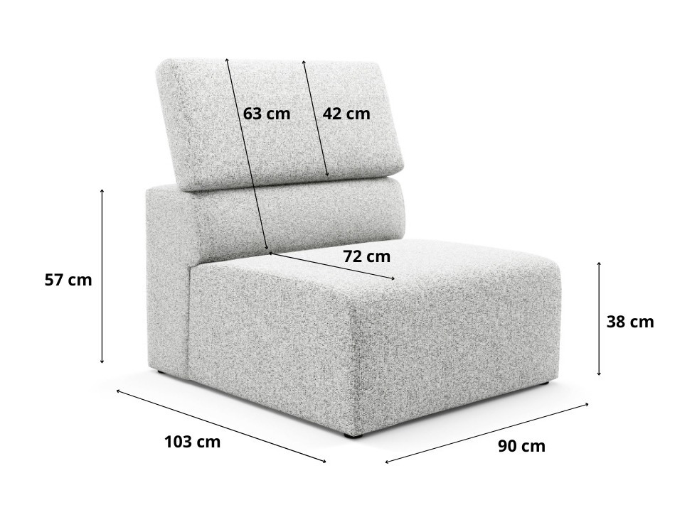 Modulinis fotelis Virorle 101 (Puente 09)