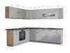 Modulinis virtuvės komplektas Ati Grey 131