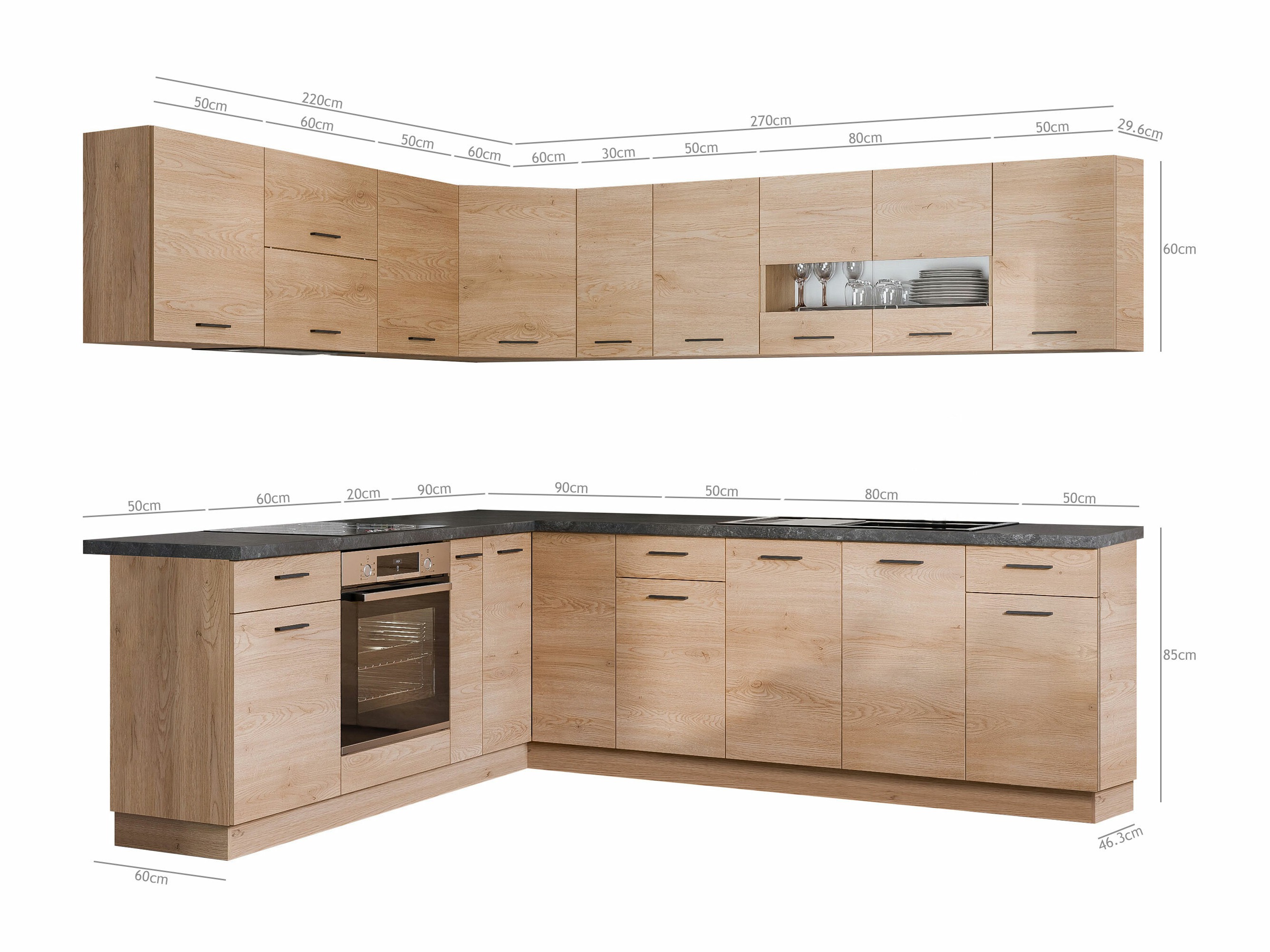 Modulinis virtuvės komplektas Ati Torro 132