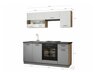 Modulinis virtuvės komplektas Ati White Grey 117