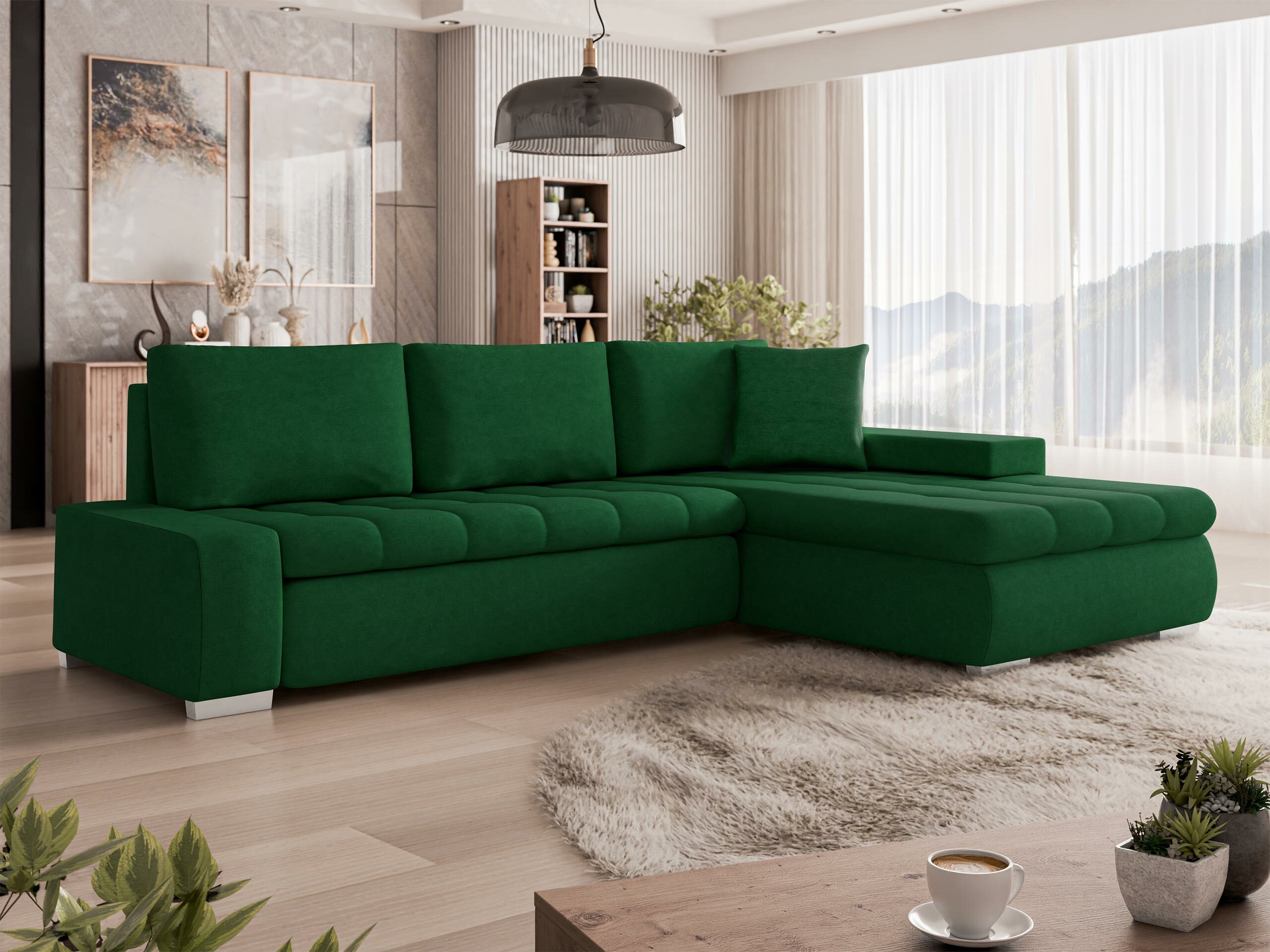 Minkštas kampas Comfivo Nitor (Uttario Velvet 2951)