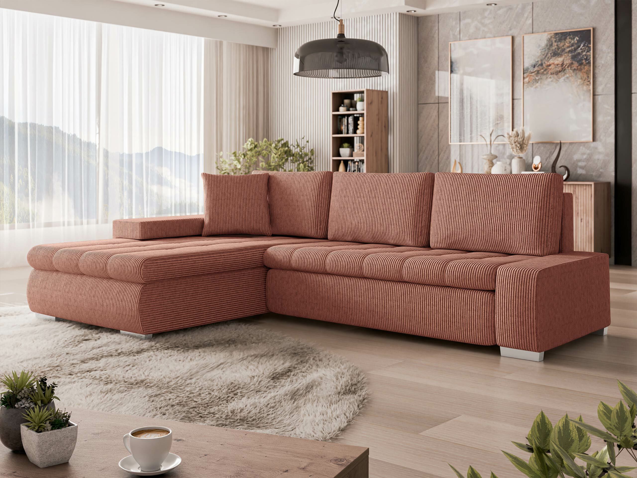 Minkštas kampas Comfivo Nitor (Uttario Velvet 2955 + Evo 28)