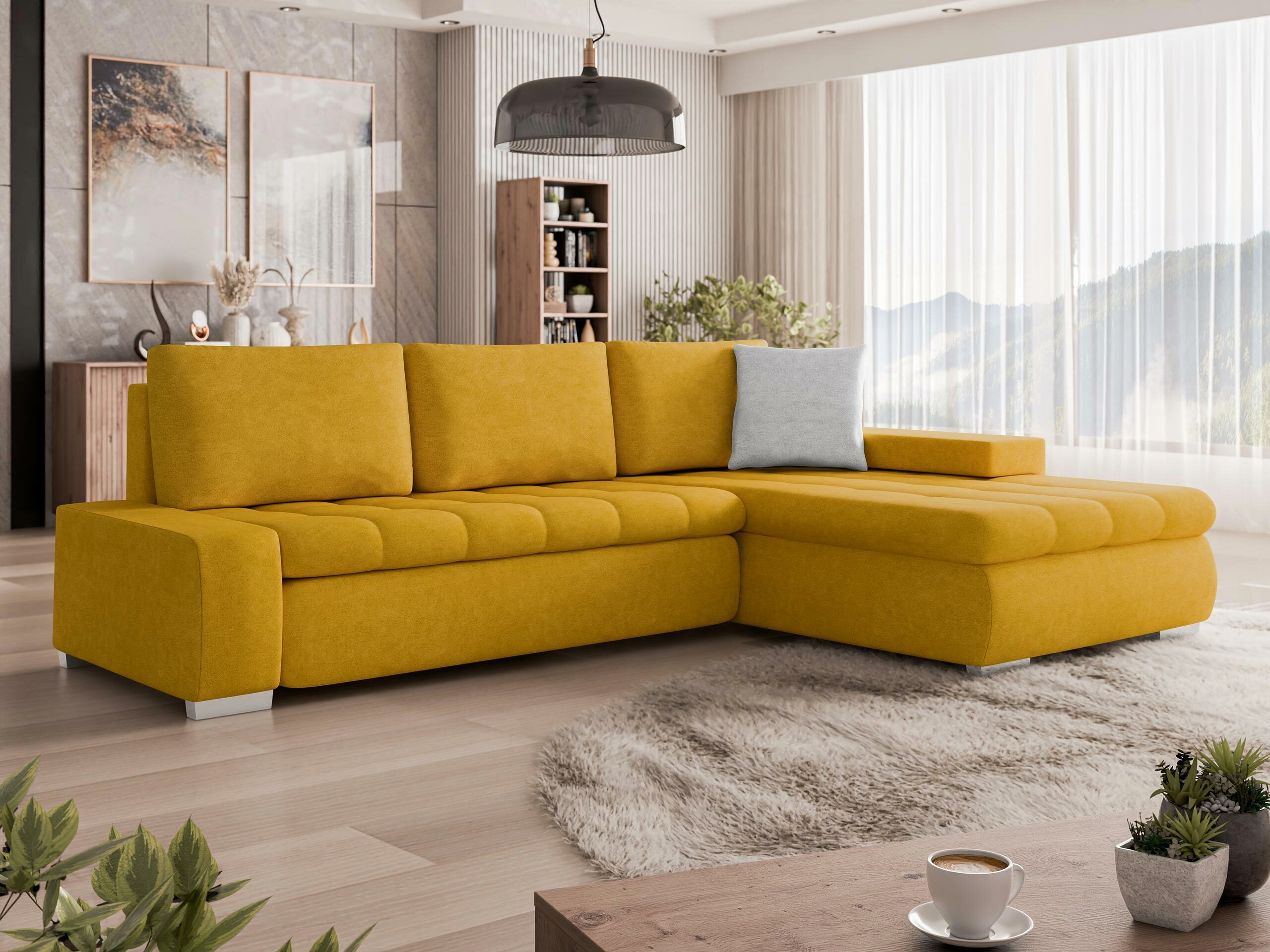 Minkštas kampas Comfivo Nitor (Uttario Velvet 2959 + Uttario Velvet 2973)