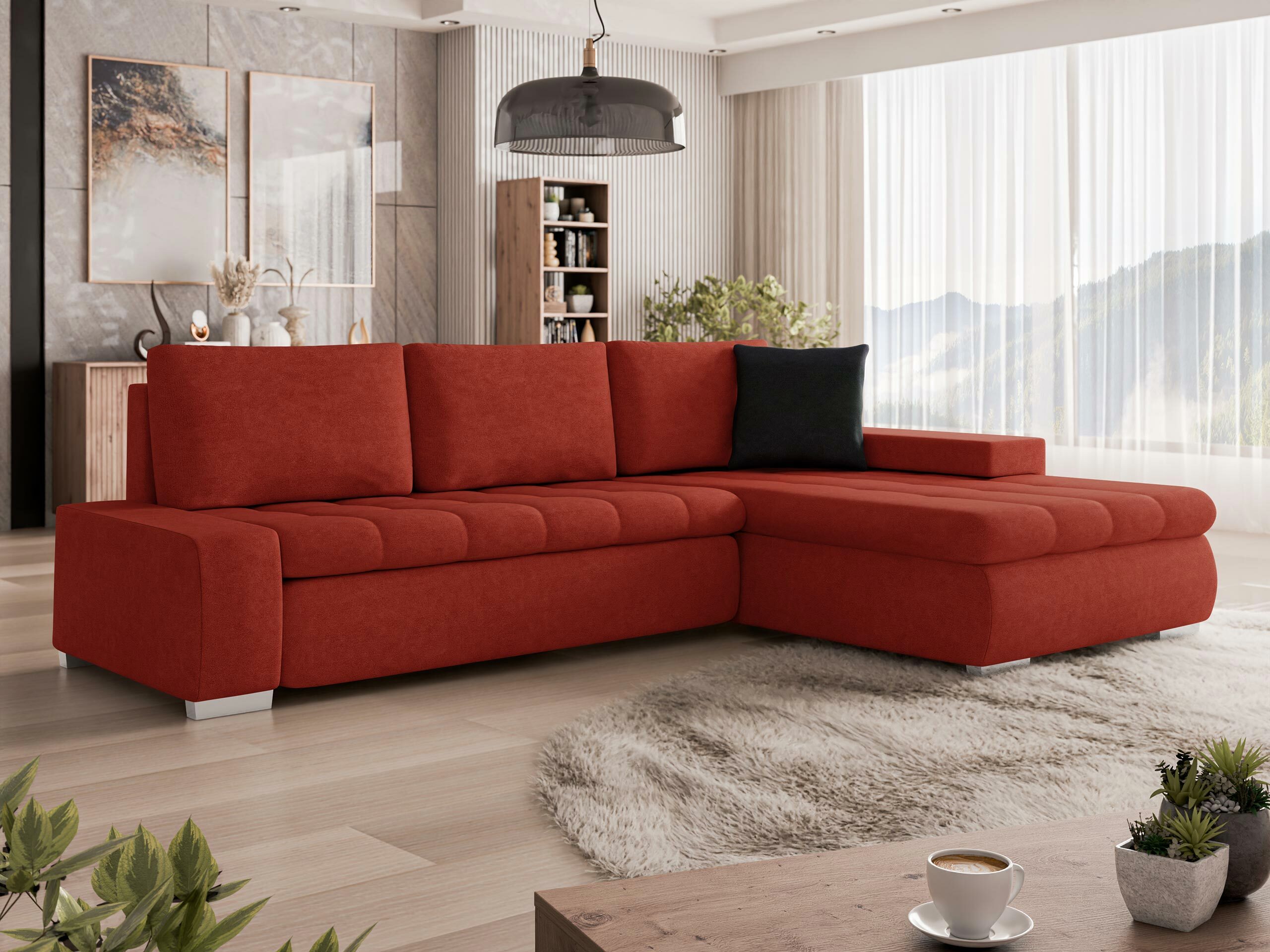 Minkštas kampas Comfivo Nitor (Uttario Velvet 2964 + Uttario Velvel 2980)