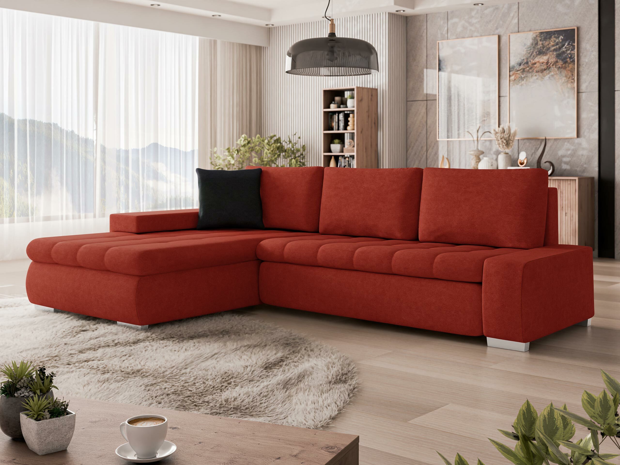 Minkštas kampas Comfivo Nitor (Uttario Velvet 2964 + Uttario Velvel 2980)