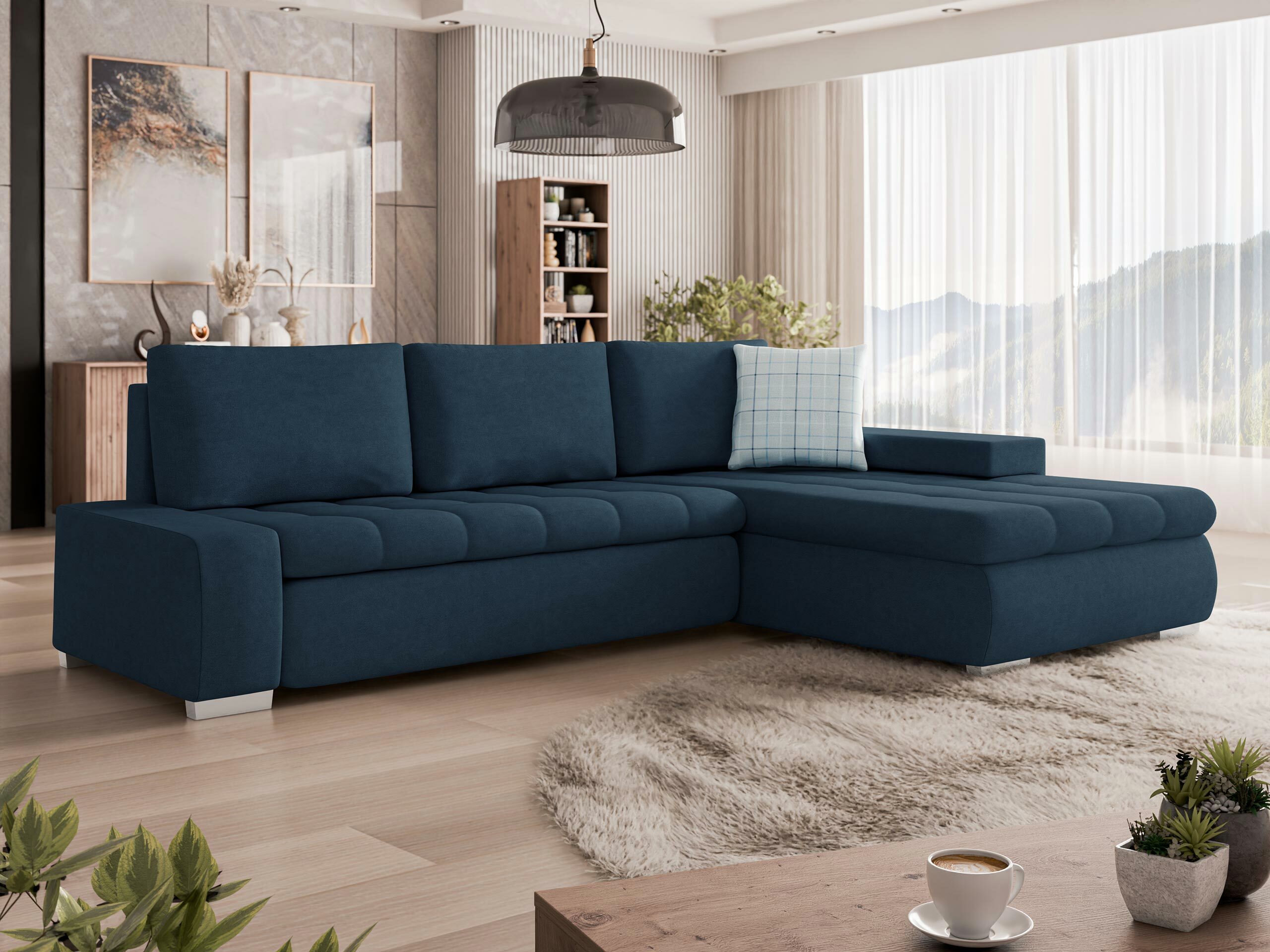 Minkštas kampas Comfivo Nitor (Uttario Velvet 2967 + Senegal 818)