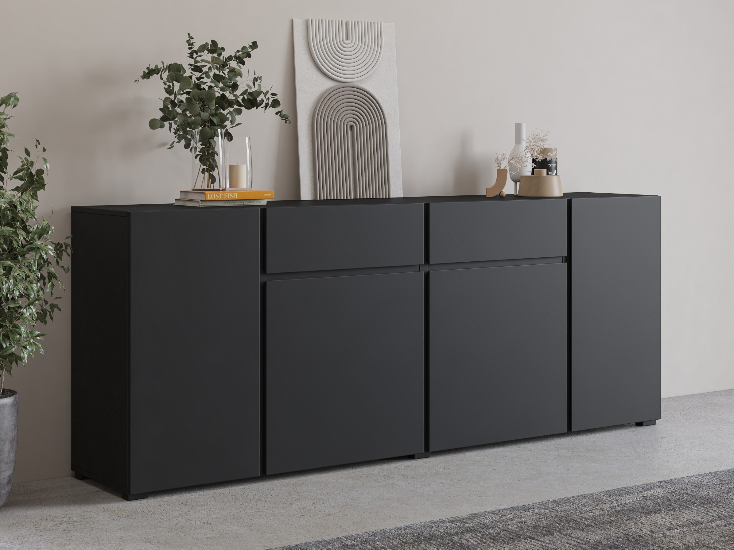 Komoda Elbleve 103 (Juoda)