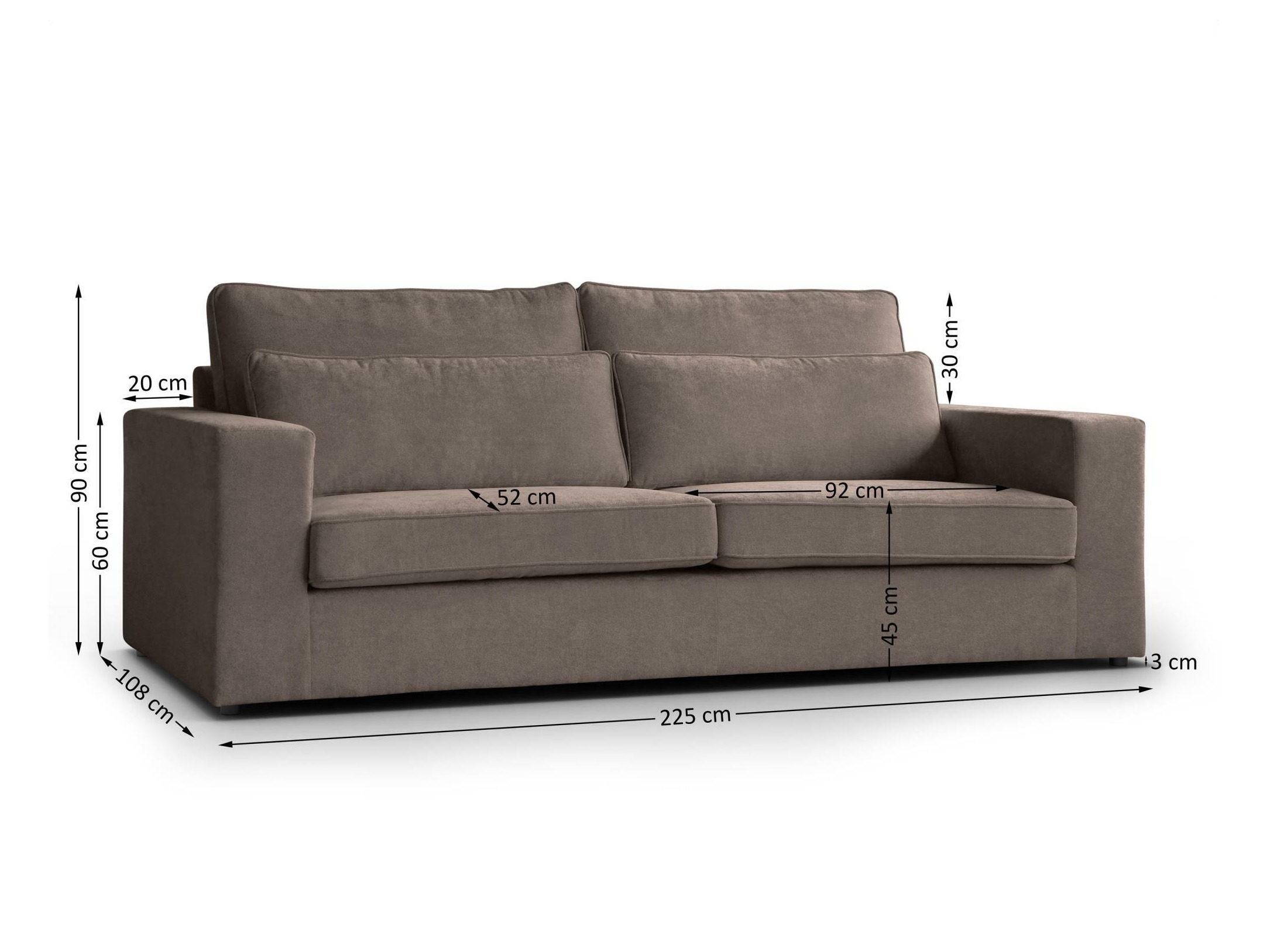 Sofa Margate 124 (Sereno 684)