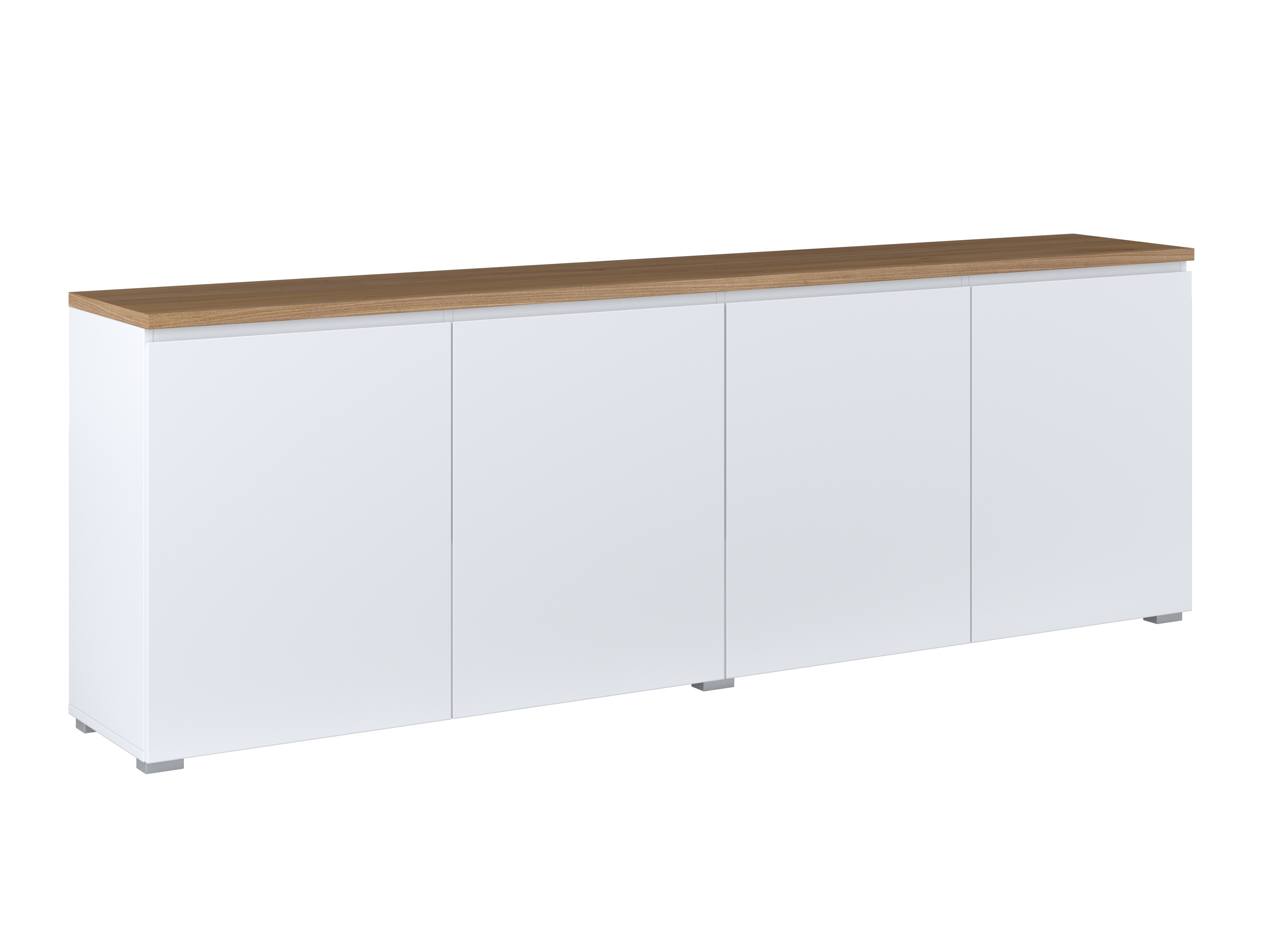 Spintelė Baletu 105 (Balta + Ąžuolas)