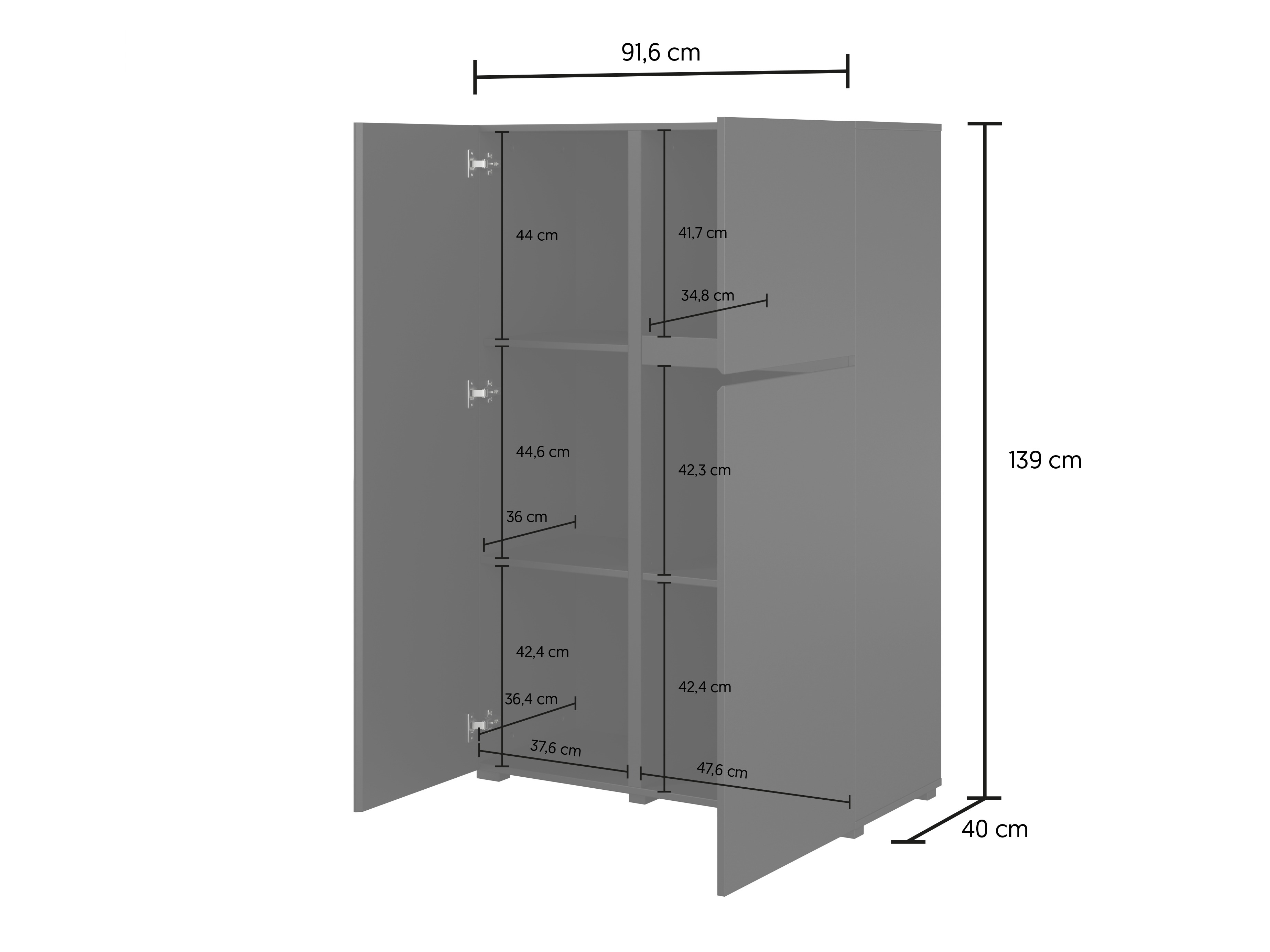 Svetainės komplektas Elbleve 104 (Balta)