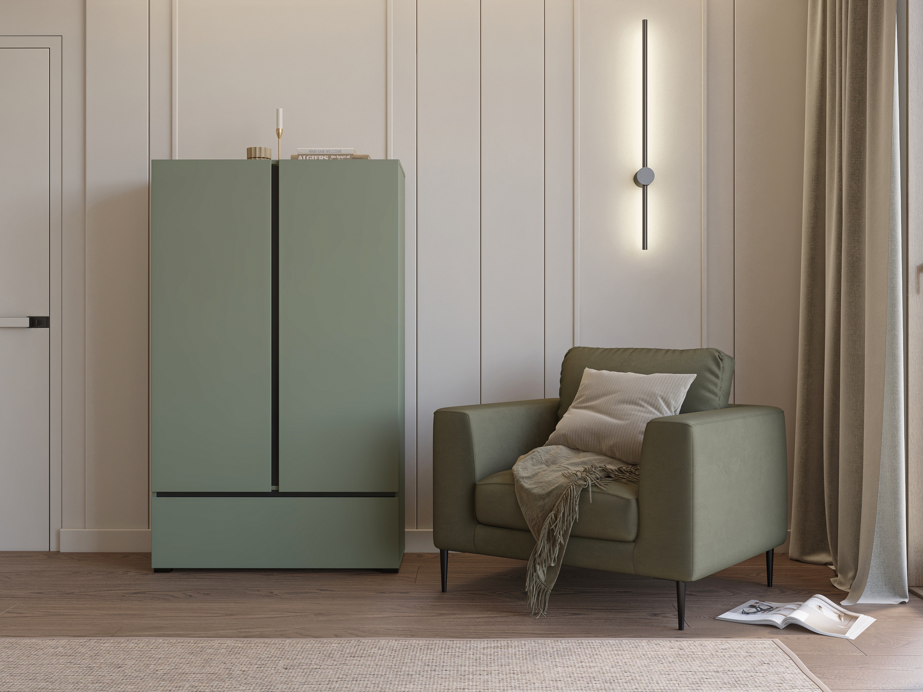 Lentyna Alfere 122 (Žalia)