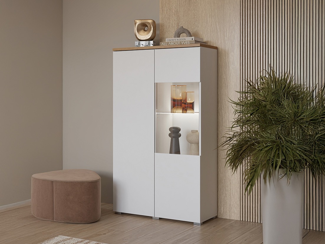 Lentyna Baletu 108 (Balta + Ąžuolas)