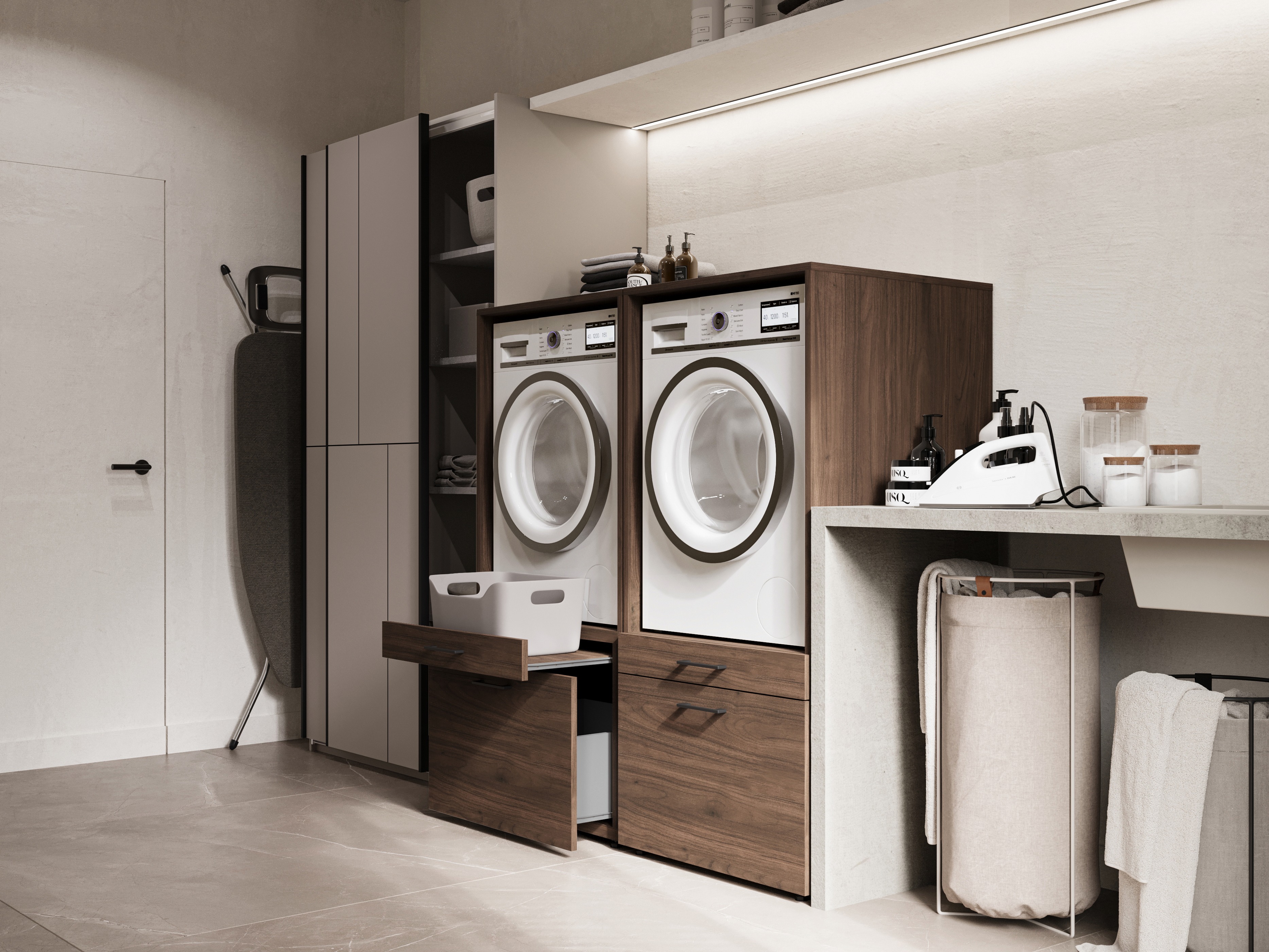 Vonios lentyna Novdele 102 (Graikinis riešutas)