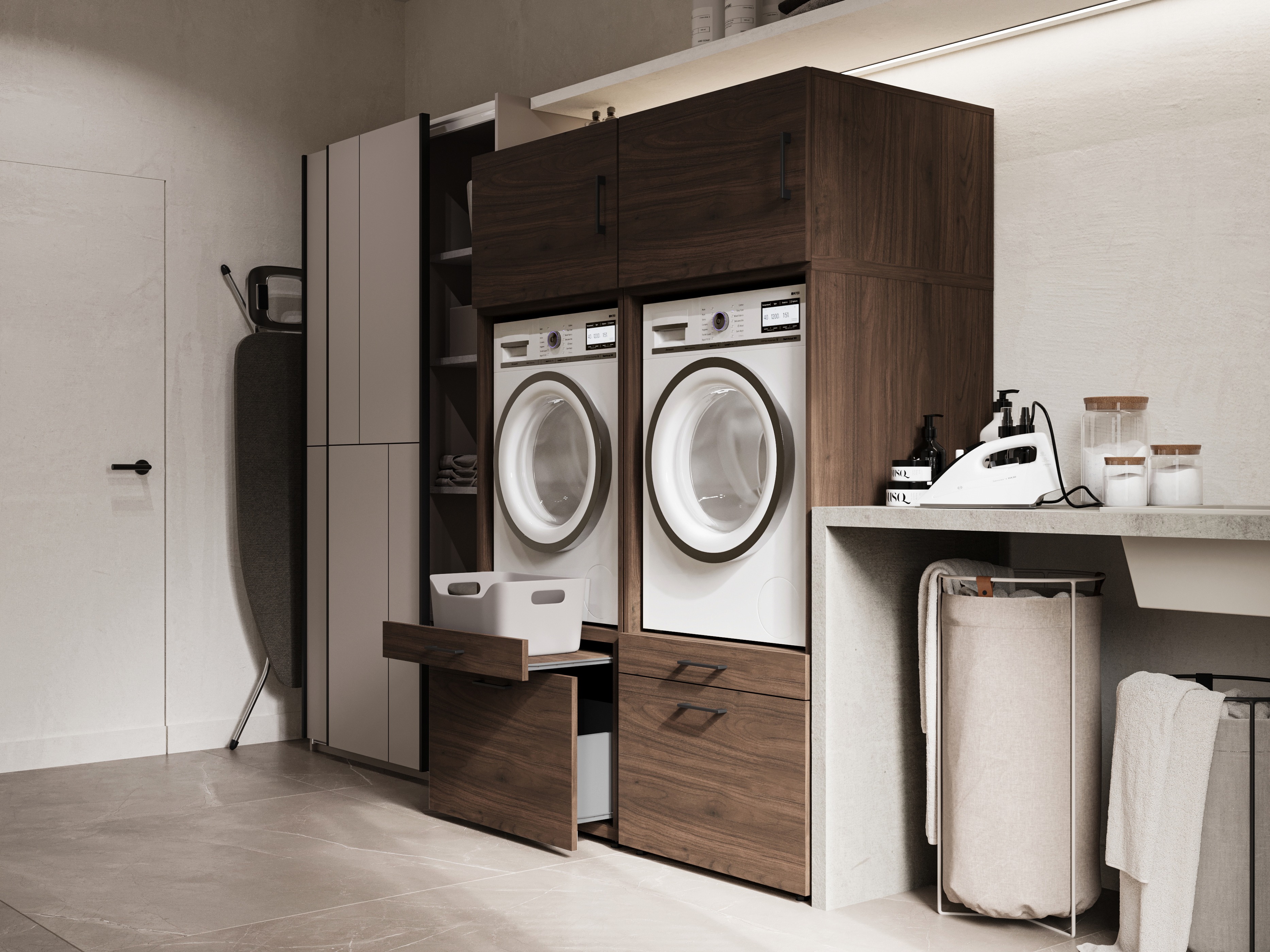 Vonios lentyna Novdele 102 (Graikinis riešutas)