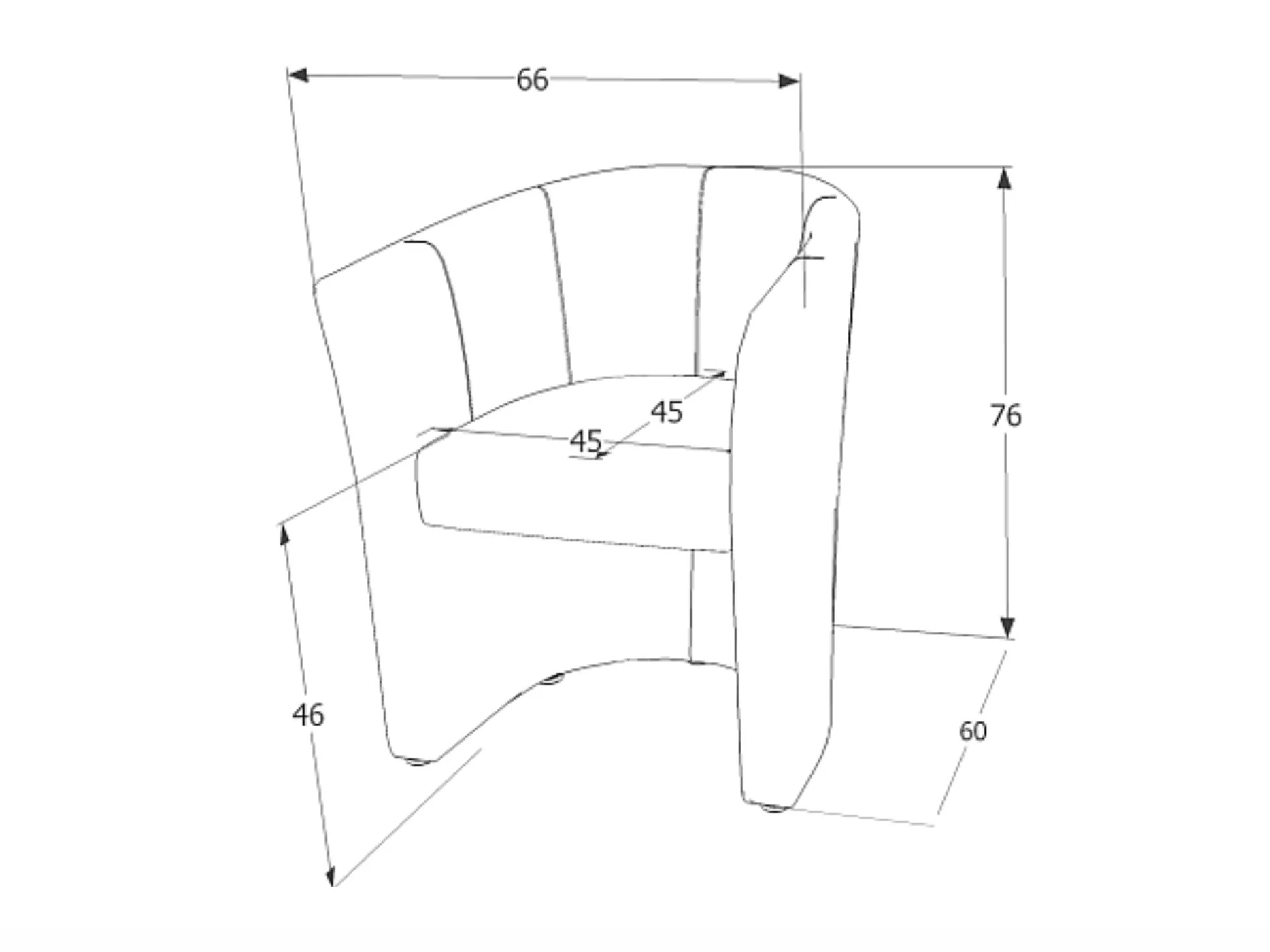 Fotelis Detroit 924 (Tamsi mėlyna)