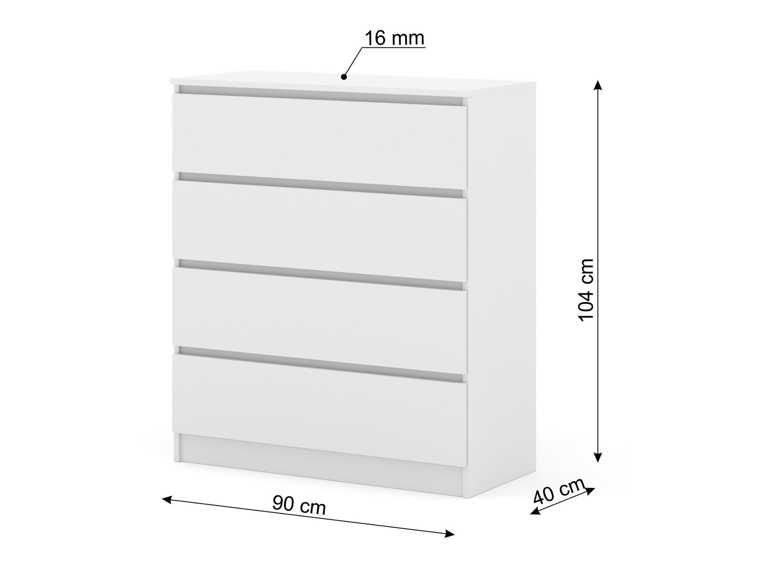 Komoda Buffalo 210 (Balta)
