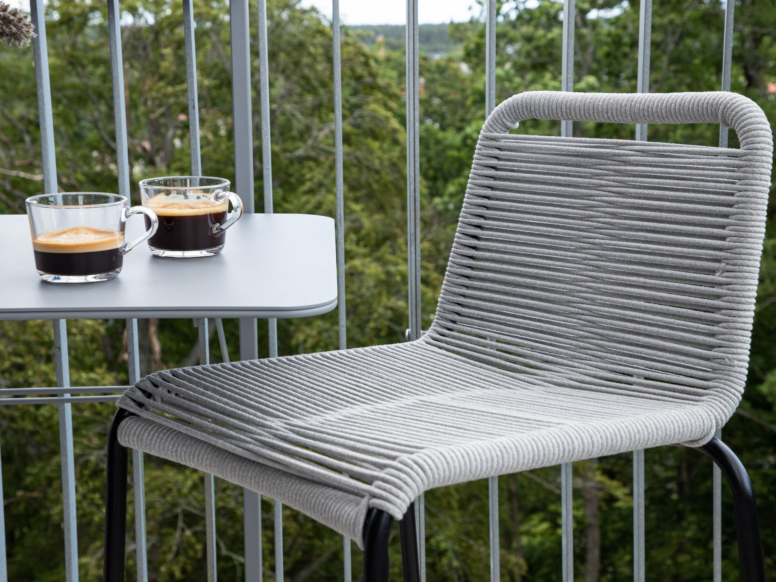 Lauko baro kėdė Dallas 3398 (Šviesi pilka)