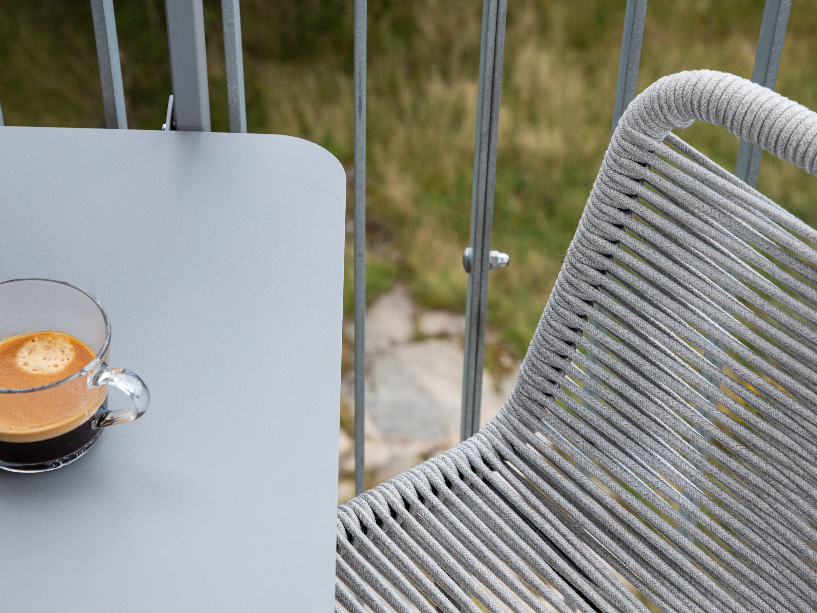 Lauko baro kėdė Dallas 3398 (Šviesi pilka)