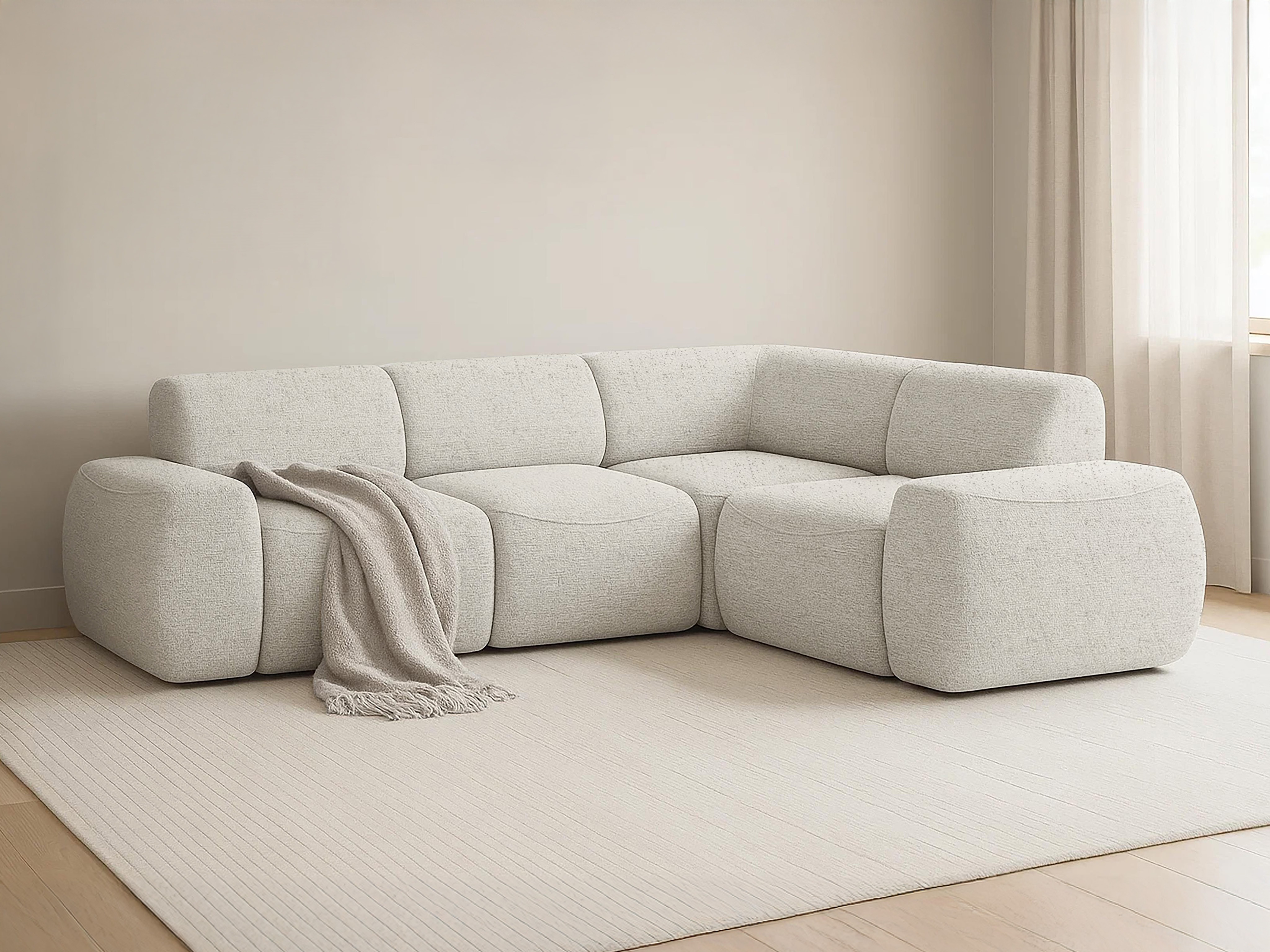 Modulinis minkštas kampas Elbmonu 105 (Bello 05)