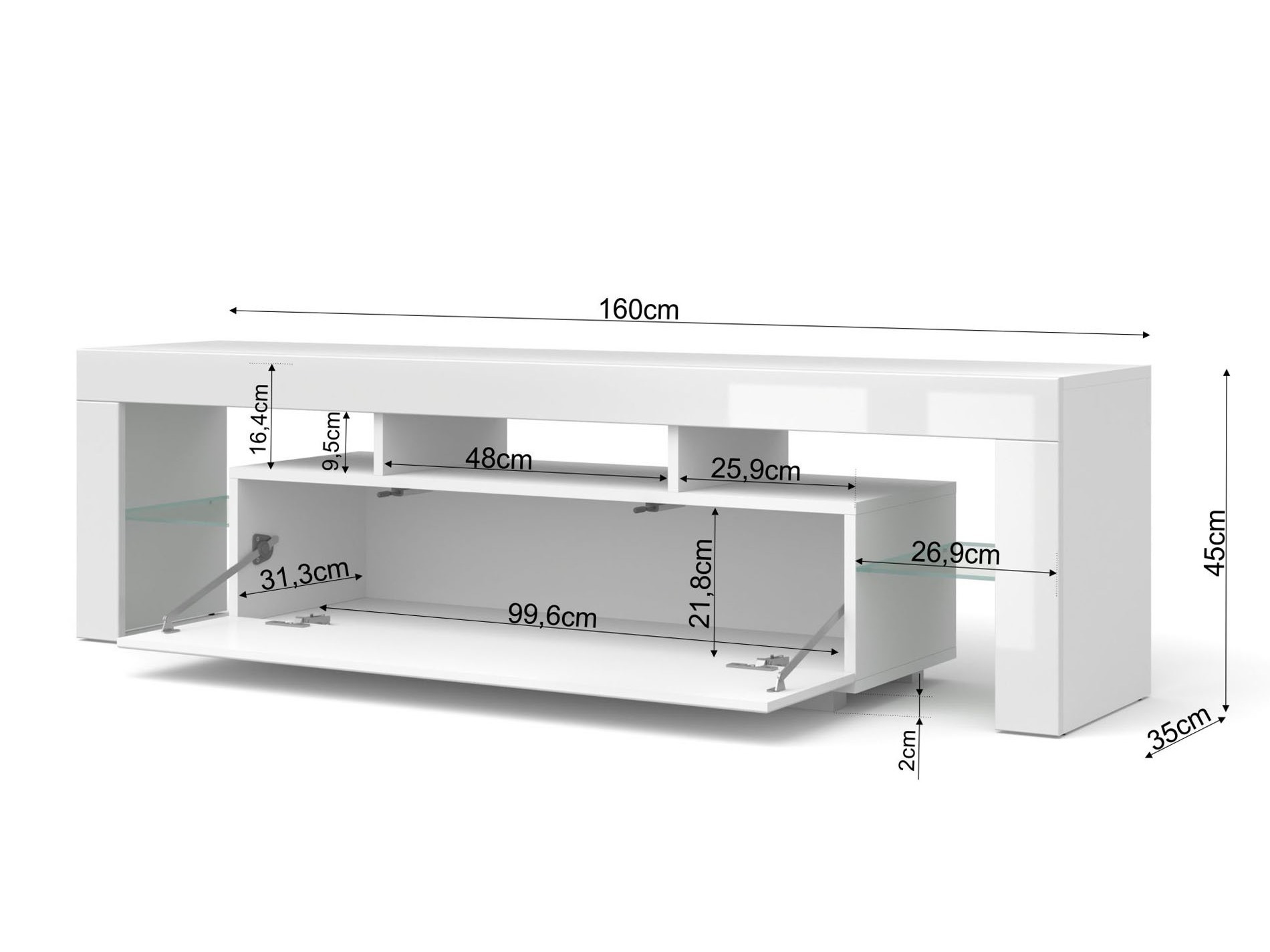 TV staliukas Buffalo 204