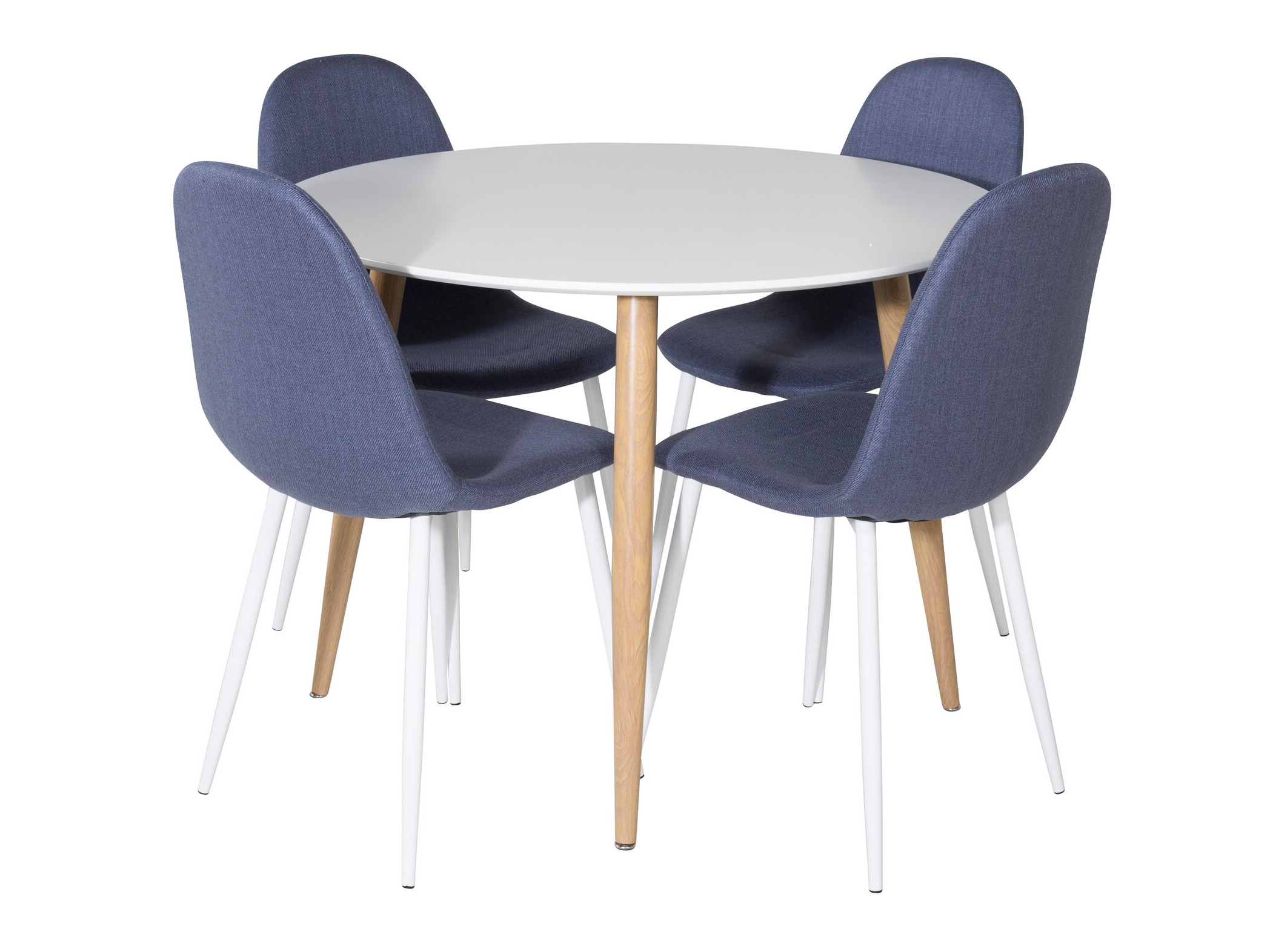 Valgomojo komplektas Dallas 291 (Mėlyna + Balta)