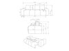 Sofa lova Kingston 154 (Curio 60)