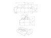 Sofa lova Kingston 154 (Flow 01)