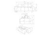 Sofa lova Kingston 154 (Flow 02)