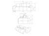 Sofa lova Kingston 154 (Flow 12)