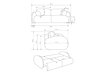 Sofa lova Kingston 196 (Raven 22)