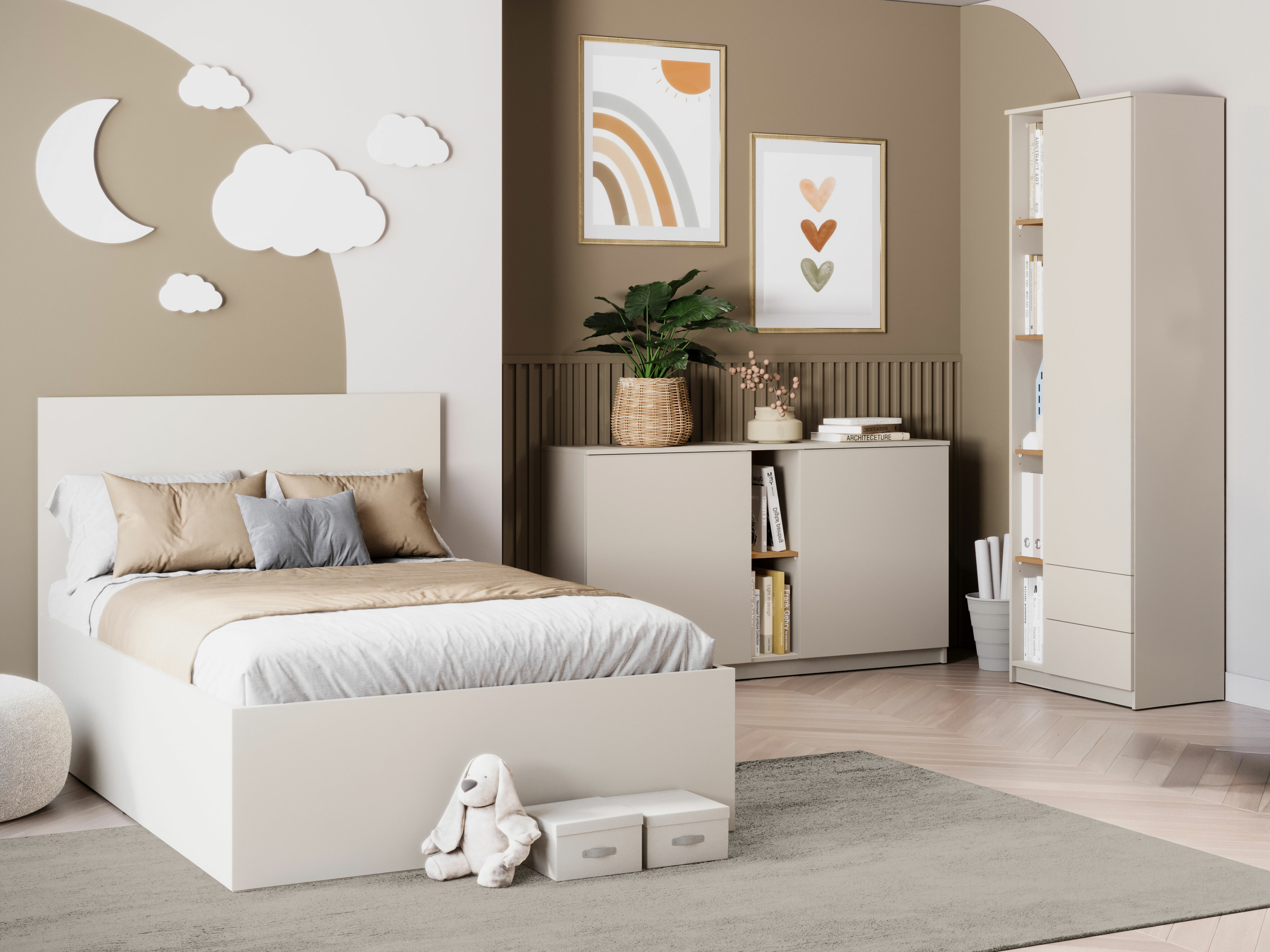 Vaikų kambario komplektas Ferferu 109 (Nėra)