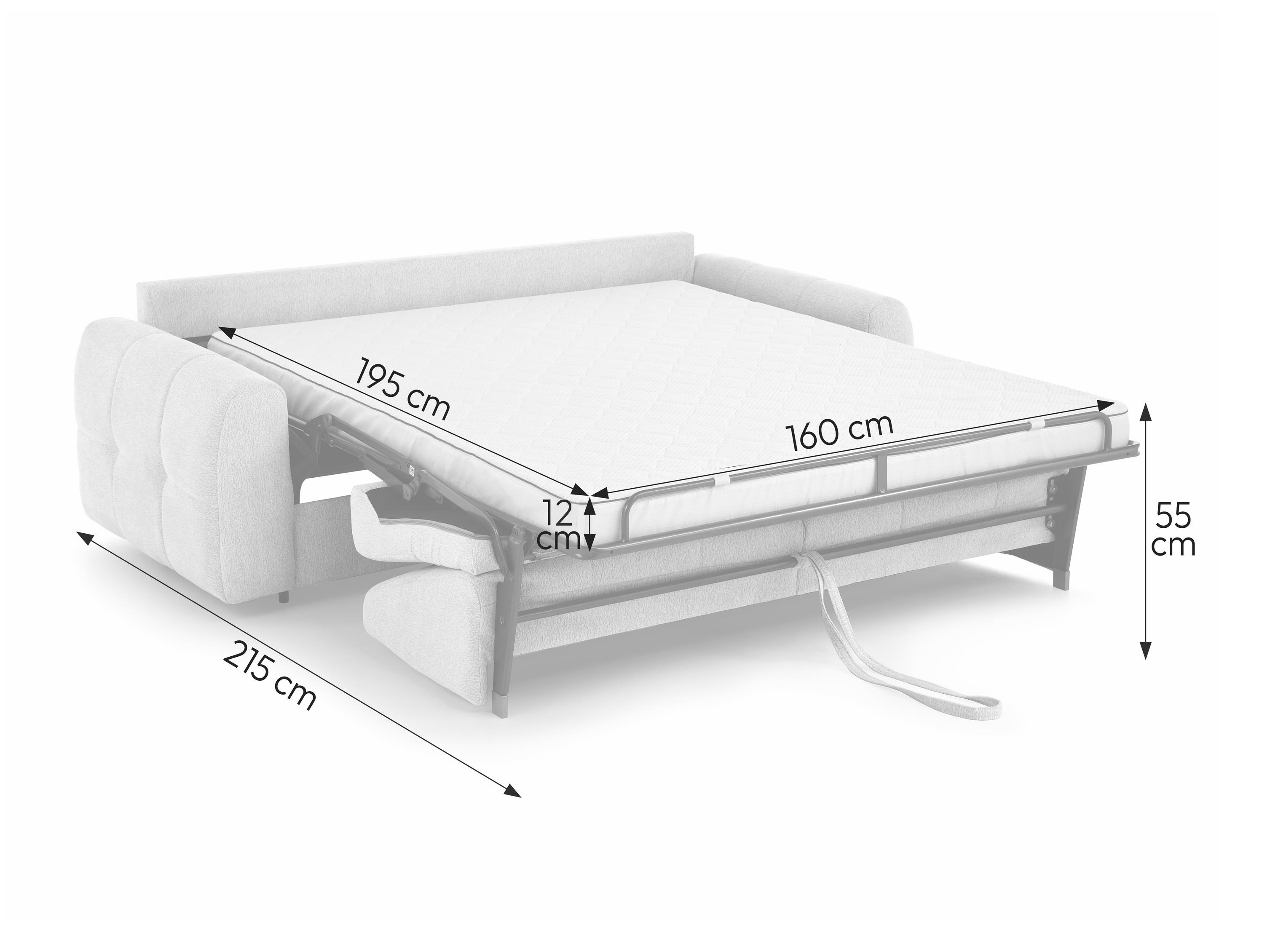 Sofa lova Margate 126 (Misterio 80)