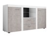 Komoda Tucson 104 (Balta + Betonas)