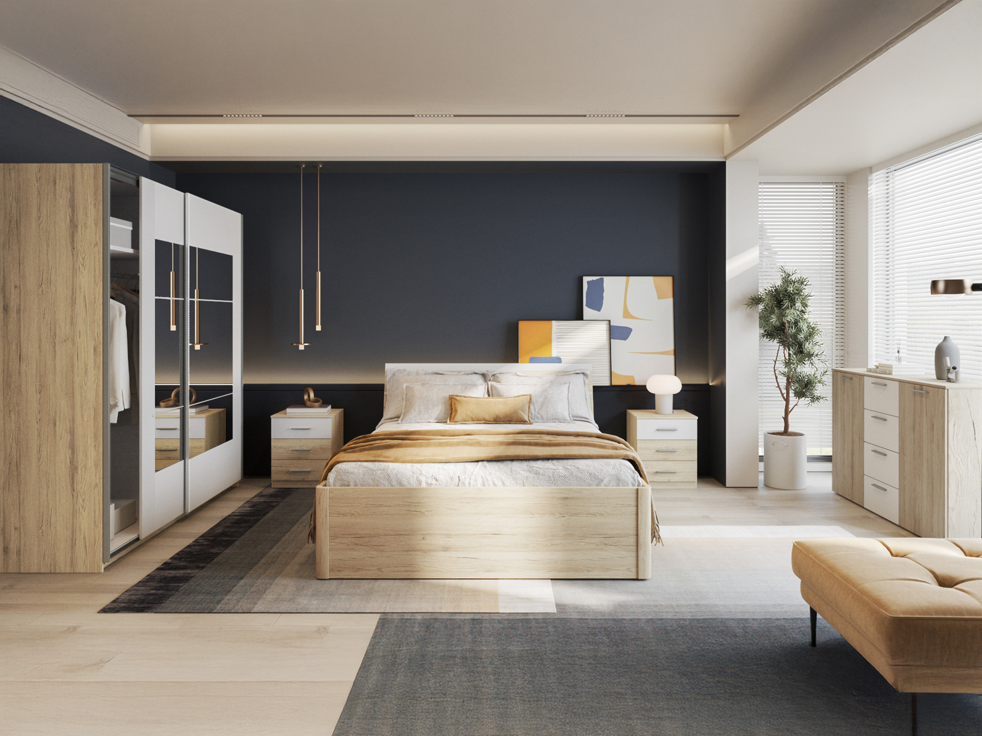 Lova Melvele 112 (San Remo ąžuolas + Balta)