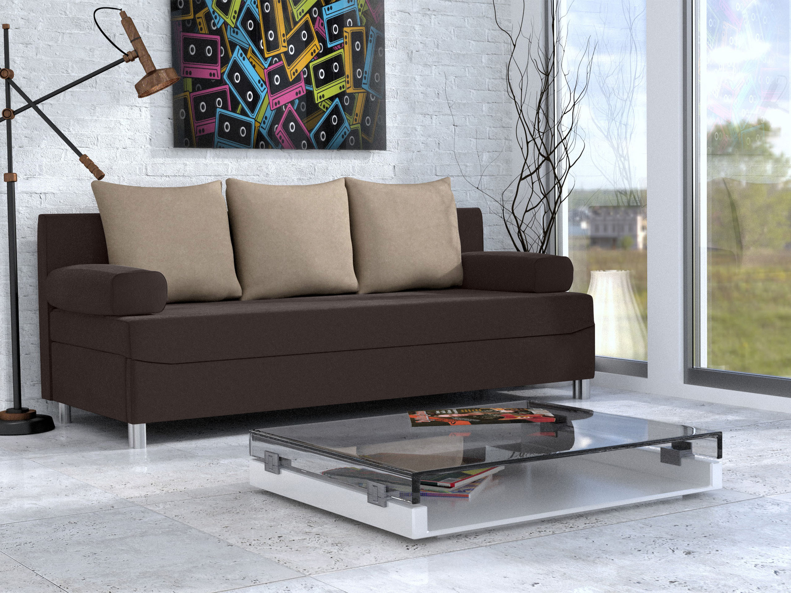 Sofa lova Comfivo 125 (Alova 68 + Alova 07)