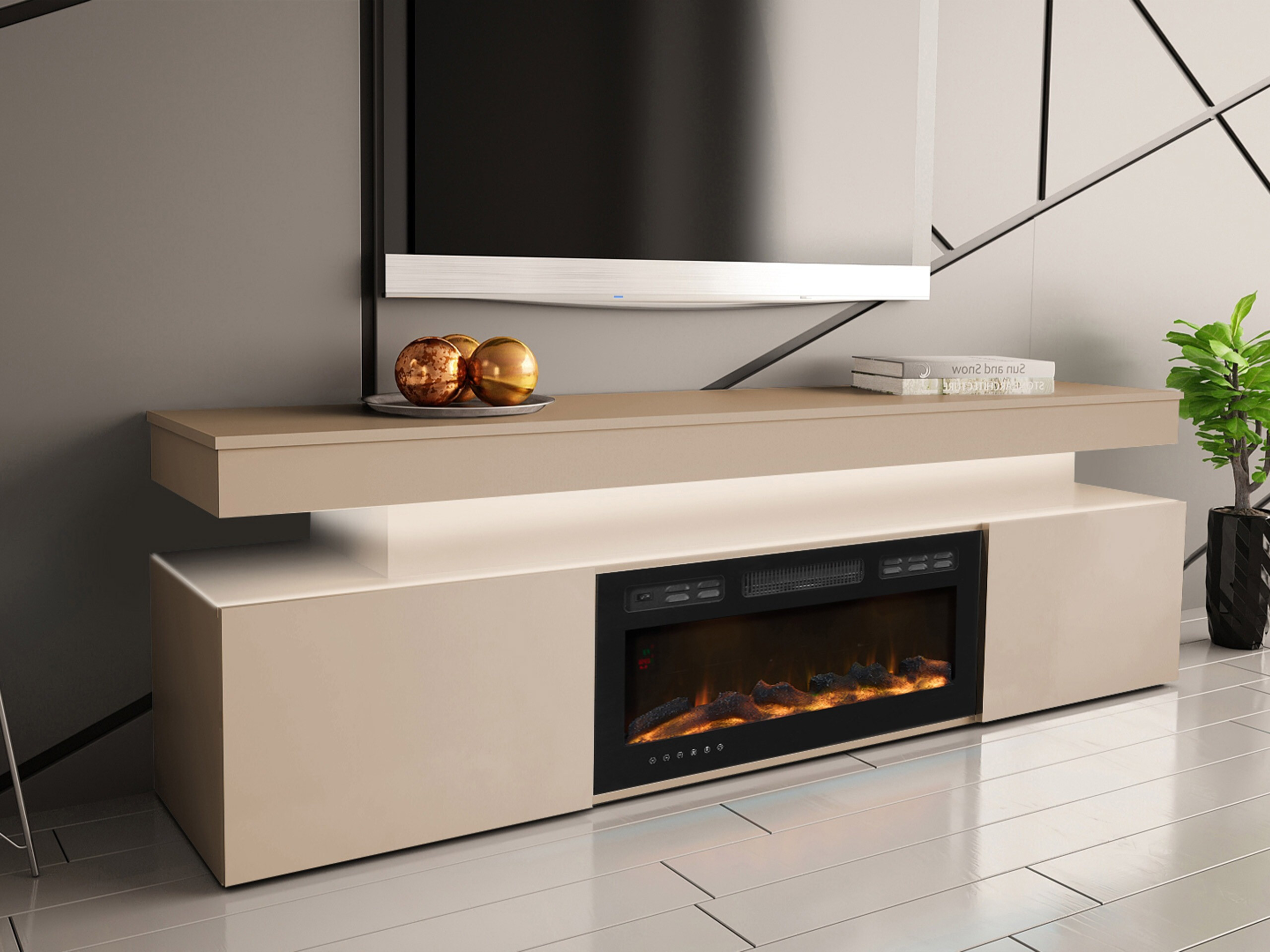 TV staliukas Monfero 104 (Šviesi ruda)