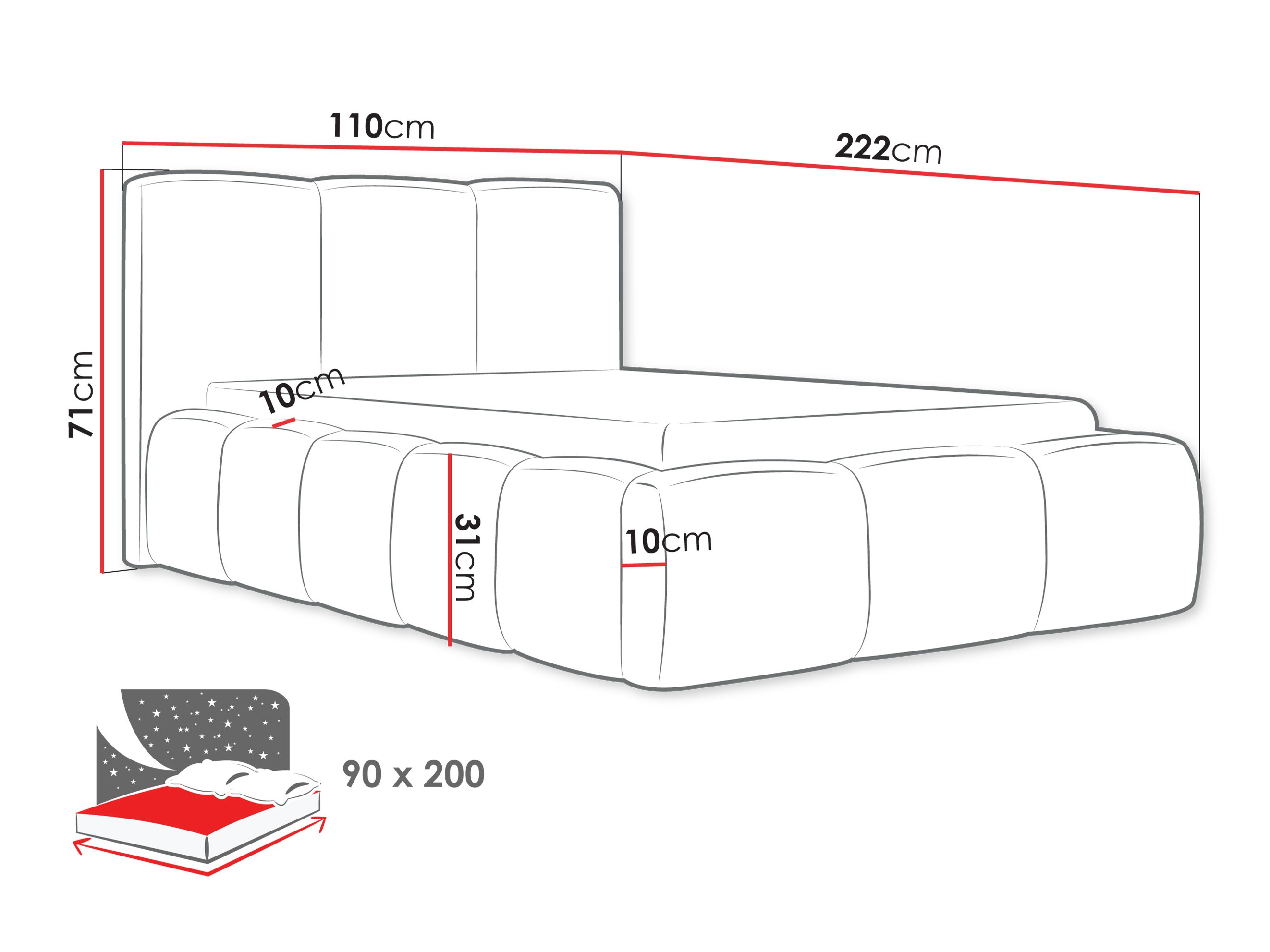 Lova TrendyNest Vulpora II (Abriamo 04)