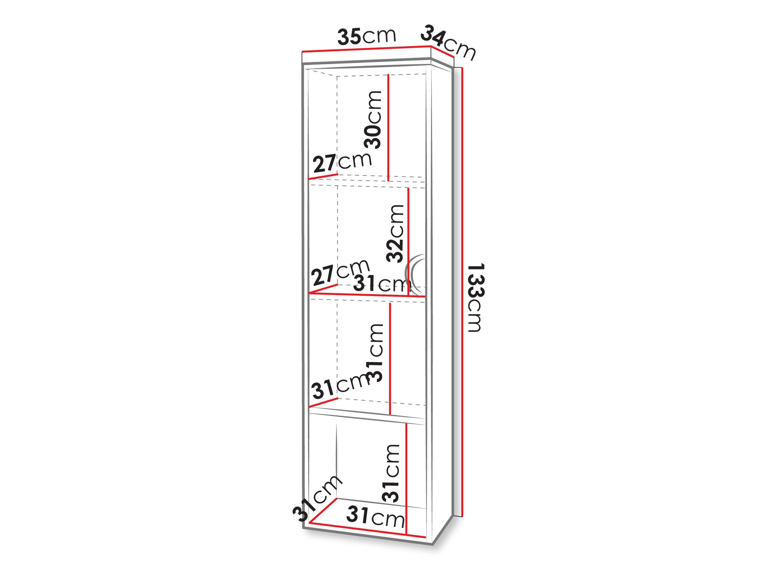 Pakabinama vonios spintelė Sodalis (Kašmyras)