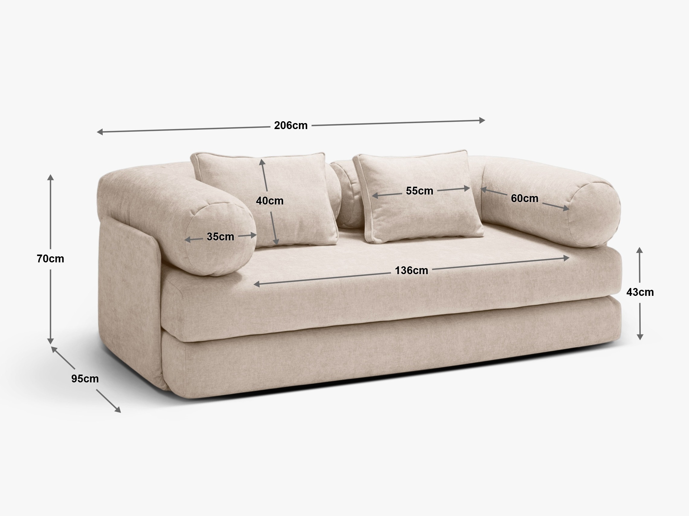 Sofa lova Beckley 202 (Liberty 13)