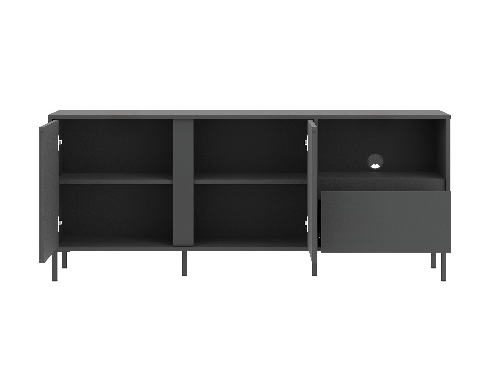 Svetainės komplektas Ruvrevi 106 (Antracitas)