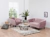 Chesterfield sofa Norsica 260 (Dusty rožinė)