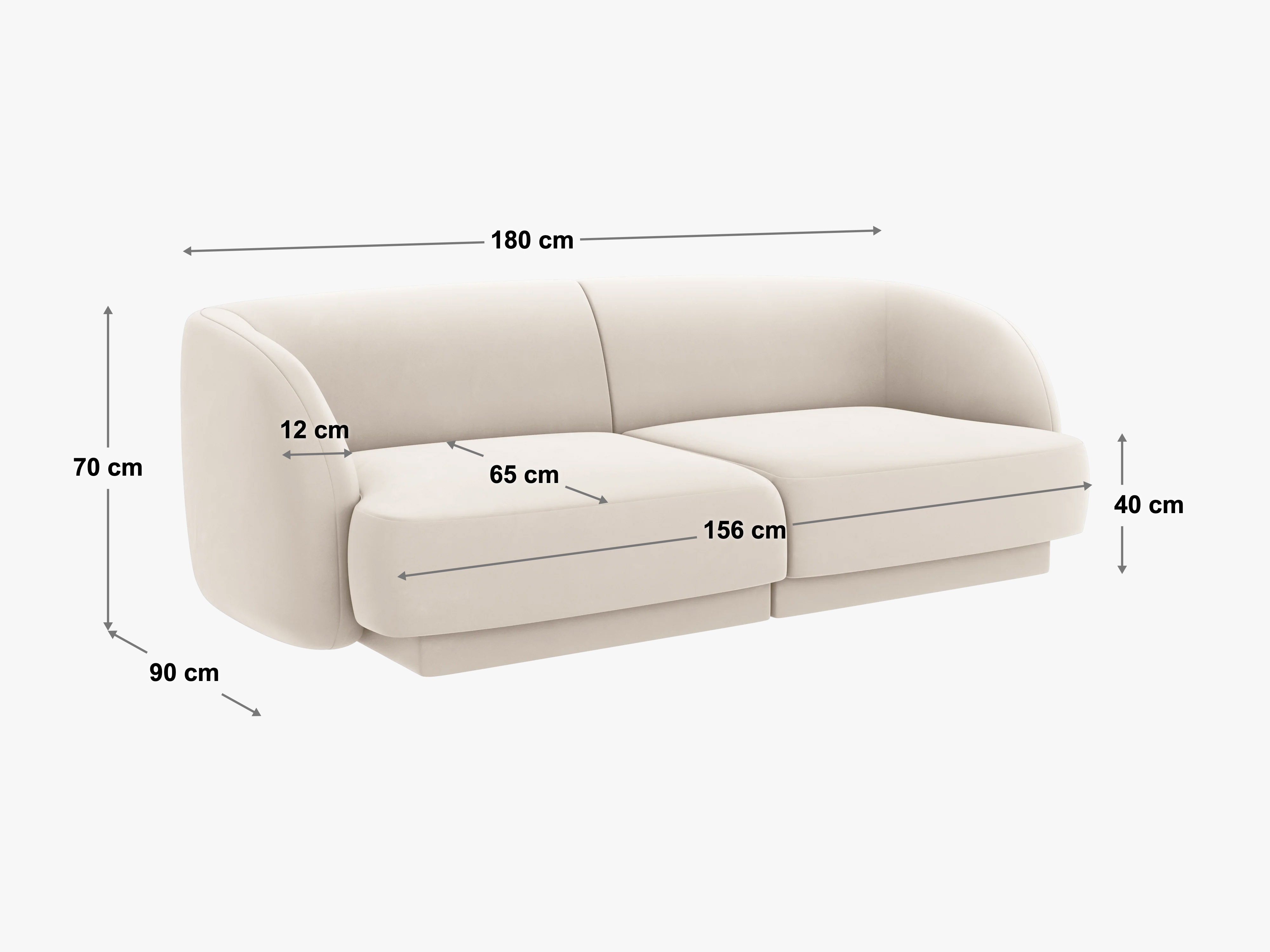Modulinė sofa Tivlomi 100 (Baloo 2090)